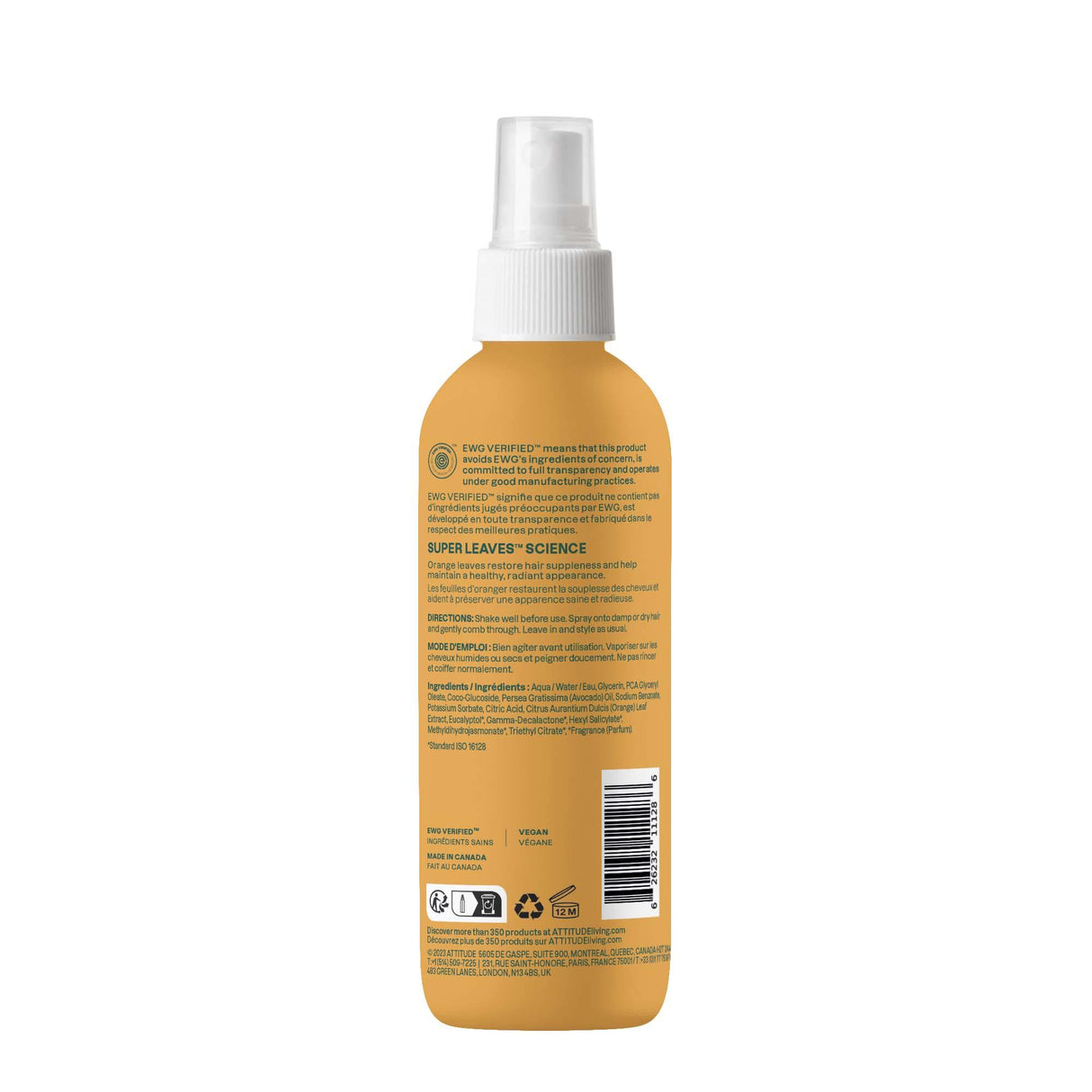 Anti-Klit Spray Detangler - Orange Leaves