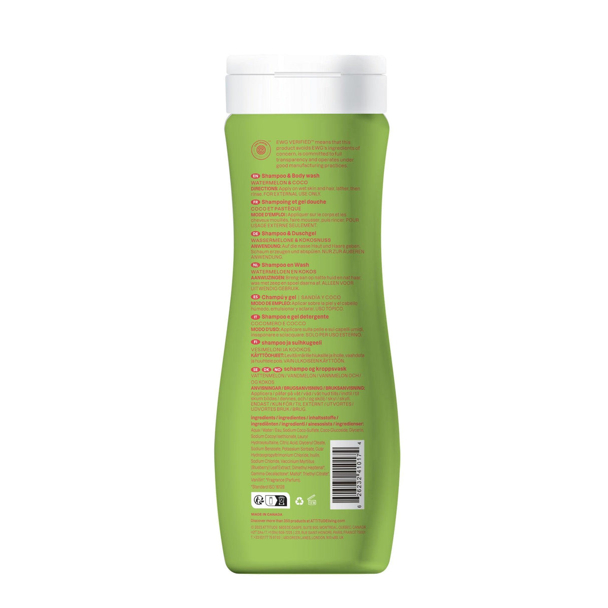 Little Leaves 2-in-1 Shampoo - Watermelon Coco