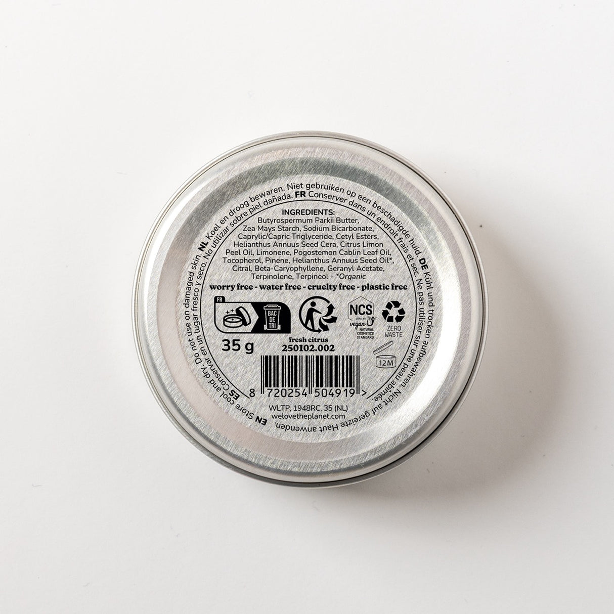 Deodorant Balm - Fresh Citrus