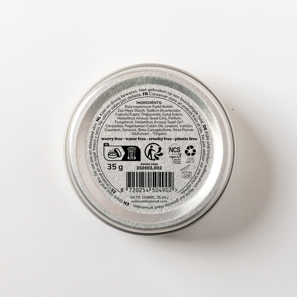 Deodorant Balm - Sweet Rose