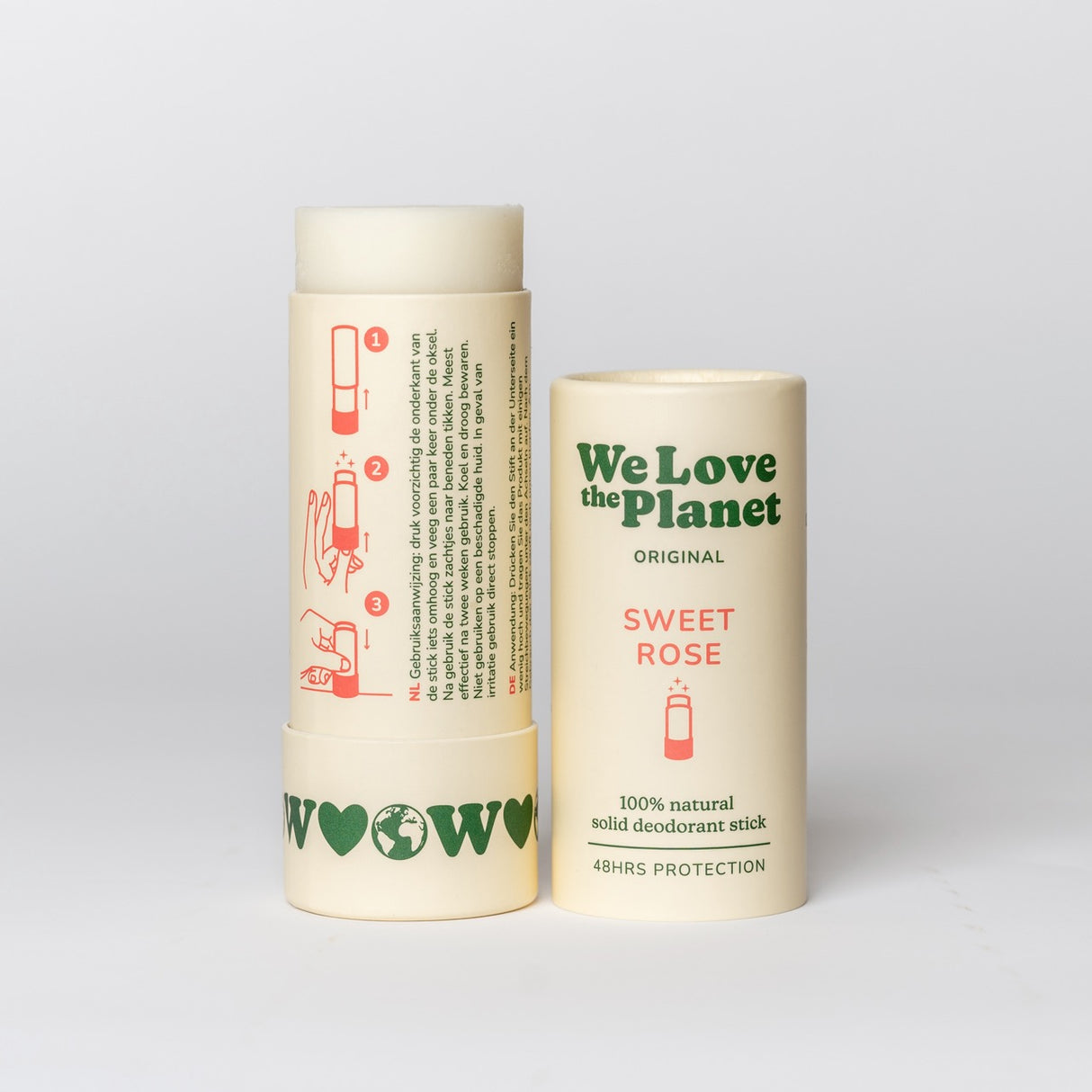 Natural Deodorant Stick - Sweet Rose