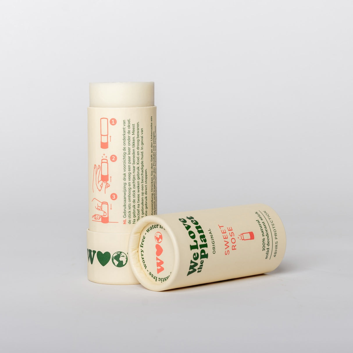 Natural Deodorant Stick - Sweet Rose