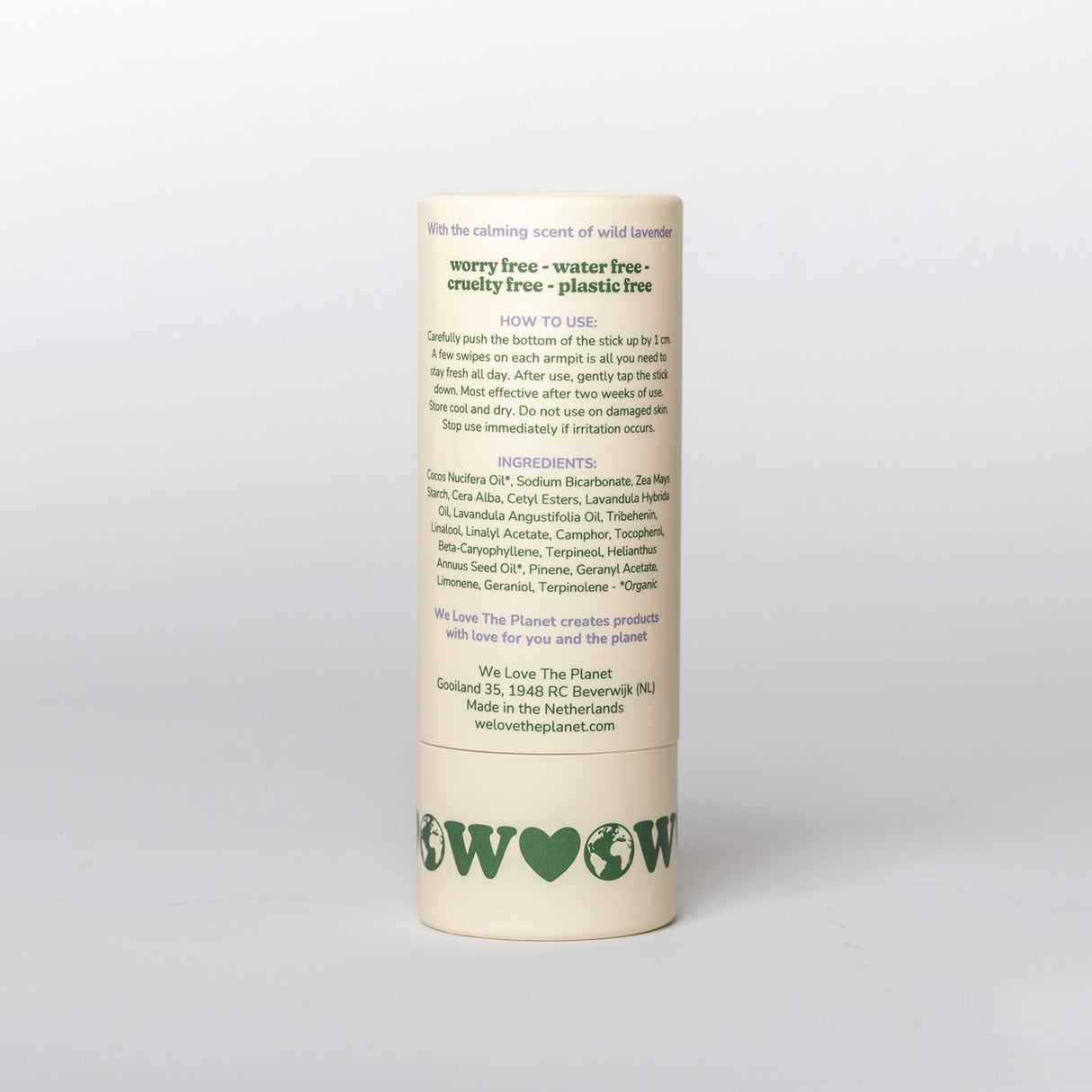Natuurlijke Deodorant Stick - Wild Lavender
