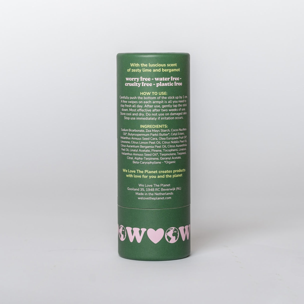 Vegan Deodorant Stick - Zesty Lime