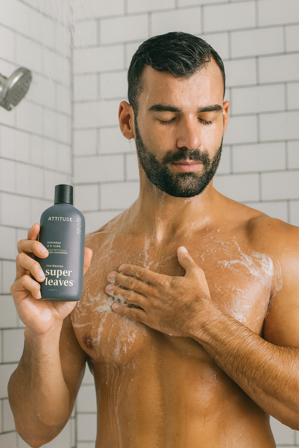 Super leaves Men Shower Gel - Matcha & Bergamot