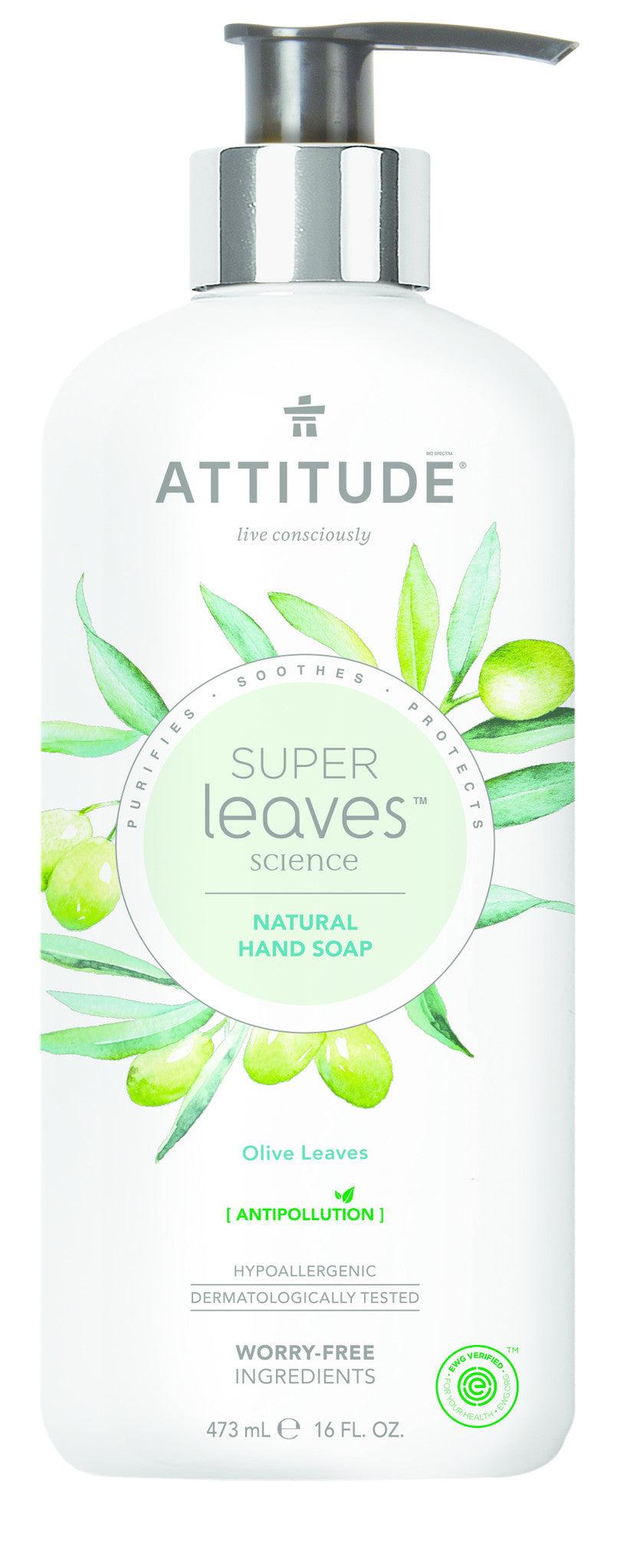 Attitude Natuurlijke Handzeep - Olive Leaves