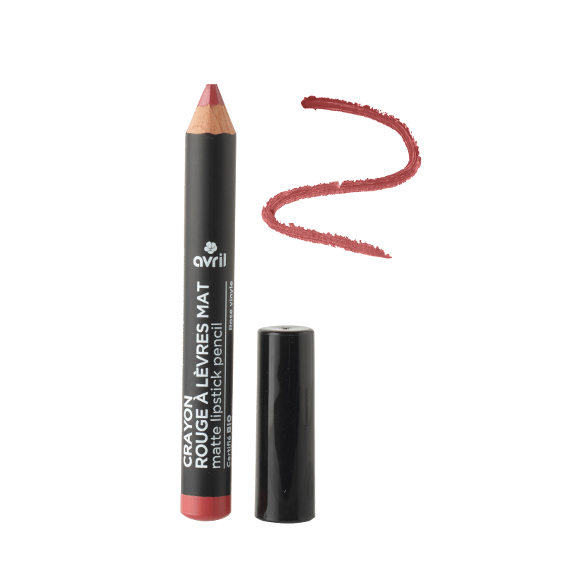 avril organic-jumbo-pencil-organic-burgundy-Rose Vinyle