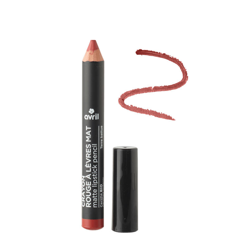 avril terre-battue-matte-lipstick-pencil-certified-organic