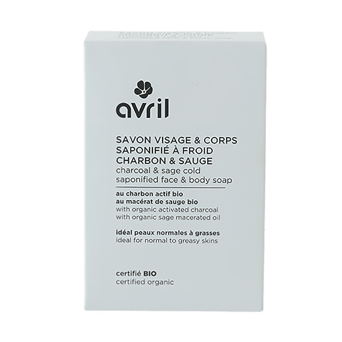 Avril Zeep Cold Processed - Houtskool & Salie