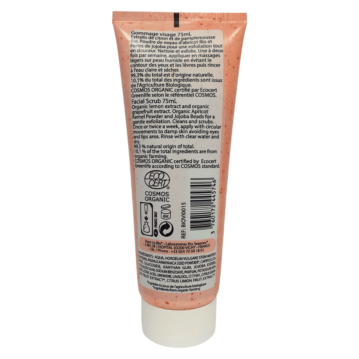 Born to Bio Face Scrub For Oily Skin (75ml) 2