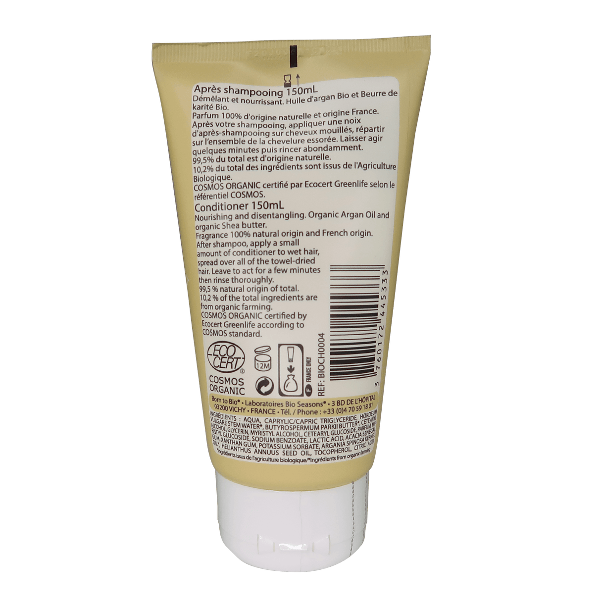 Born to Bio Organic Conditioner Argan & Shea (150ml) Back