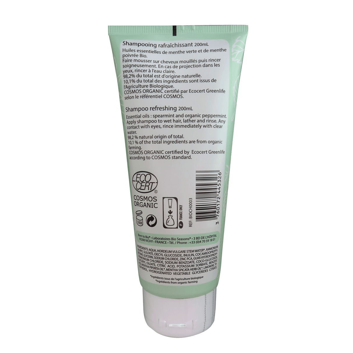 Born to Bio Refreshing Shampoo BACK