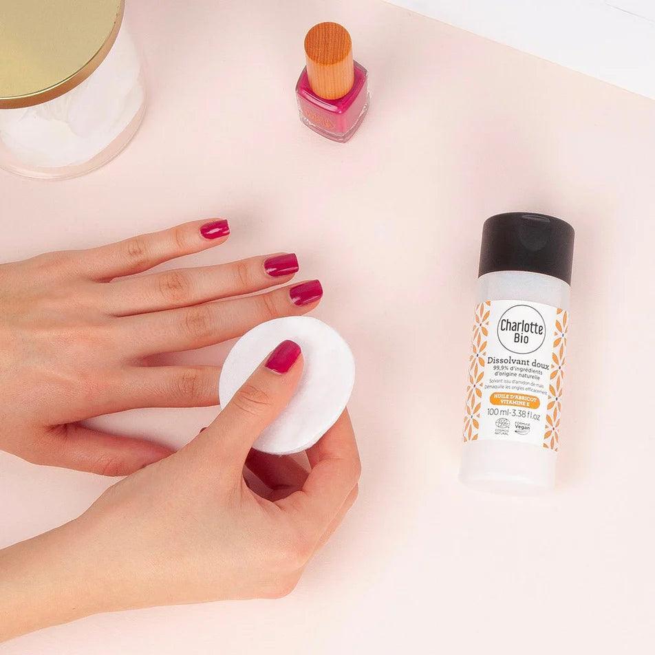 Natural nail polish remover