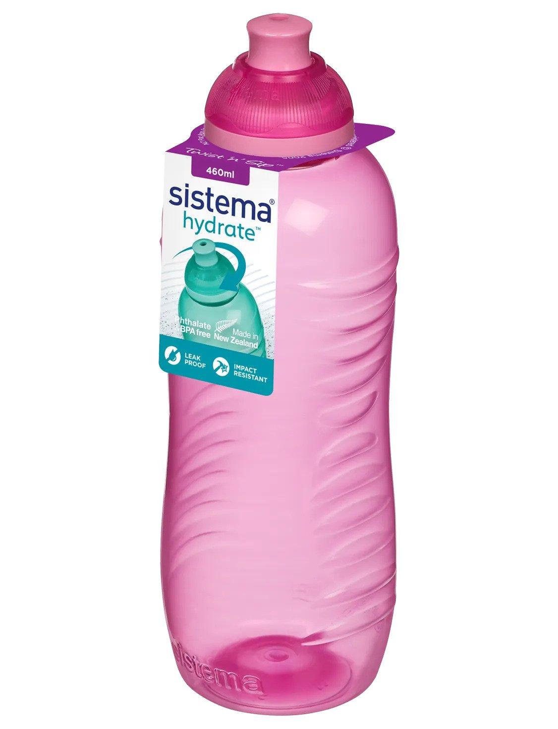 Sistema-Drinkfles-Twist-n-Sip-460ml-Roze