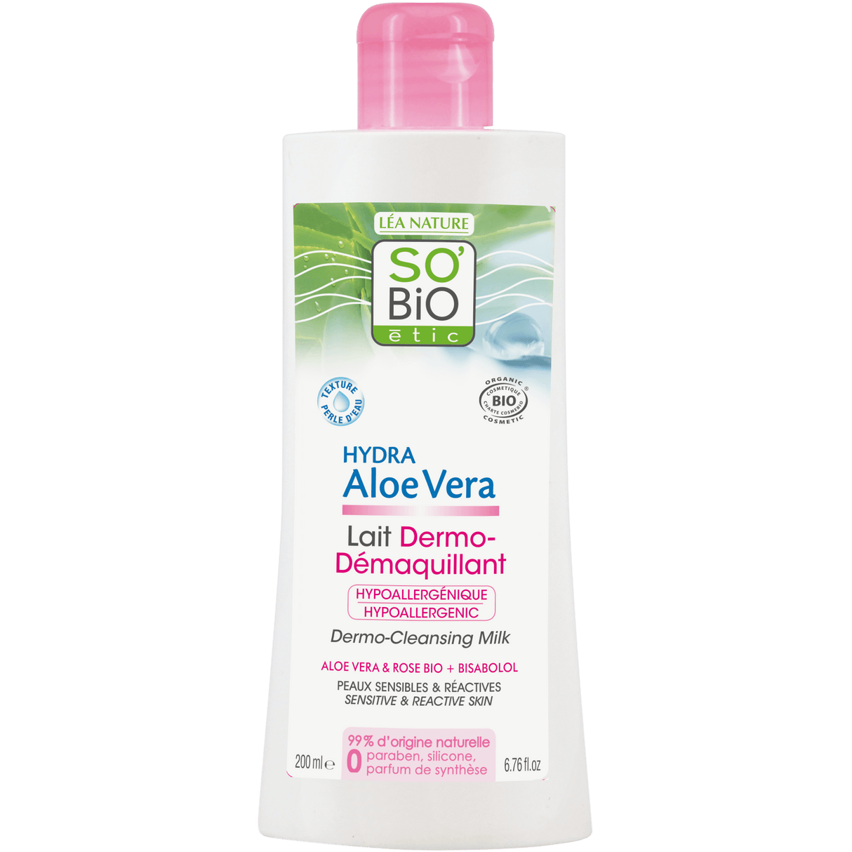 SO'BIO étic - Aloë Vera Dermo cleansing milk