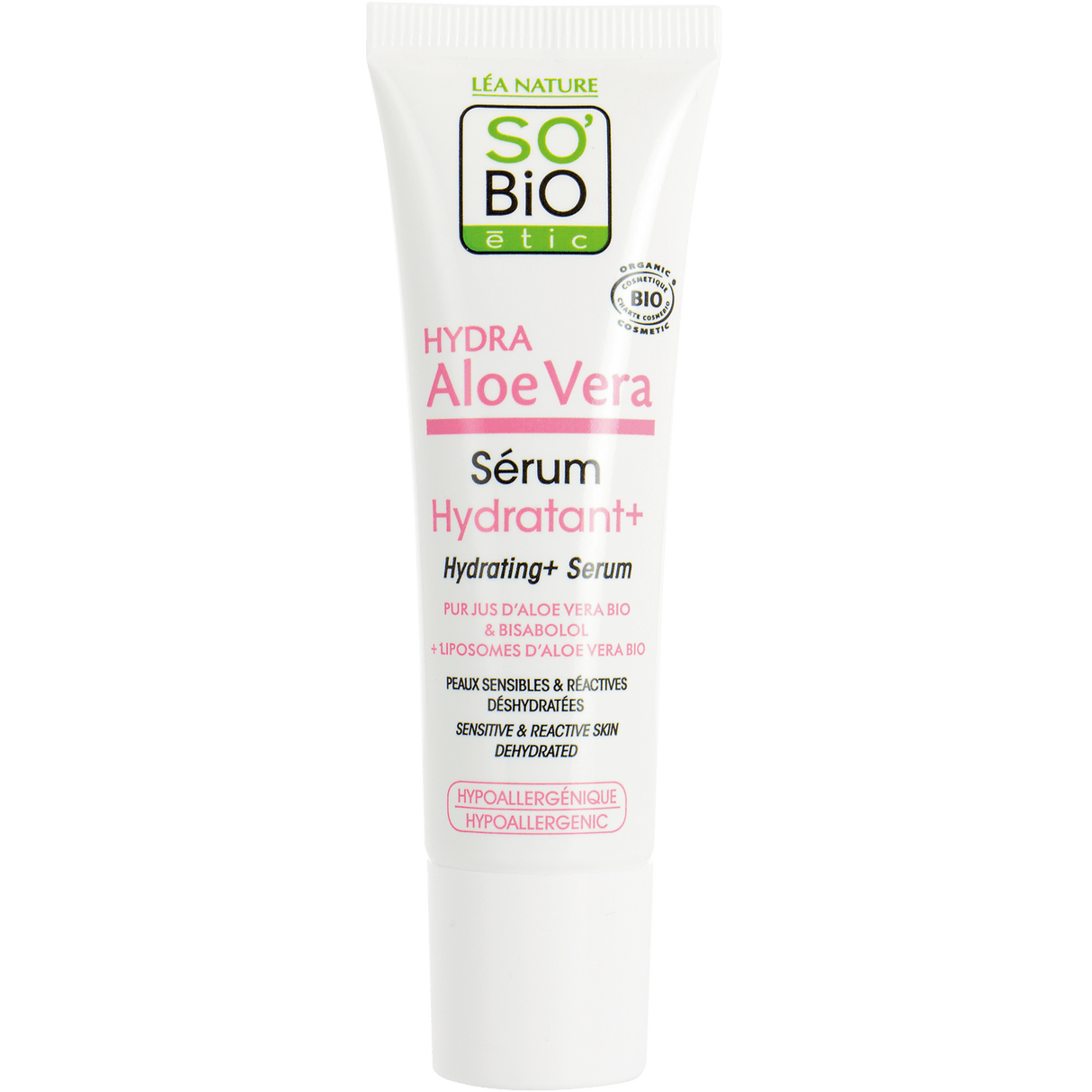 SO'BiO étic - Aloë Vera Hydrating+ serum tube