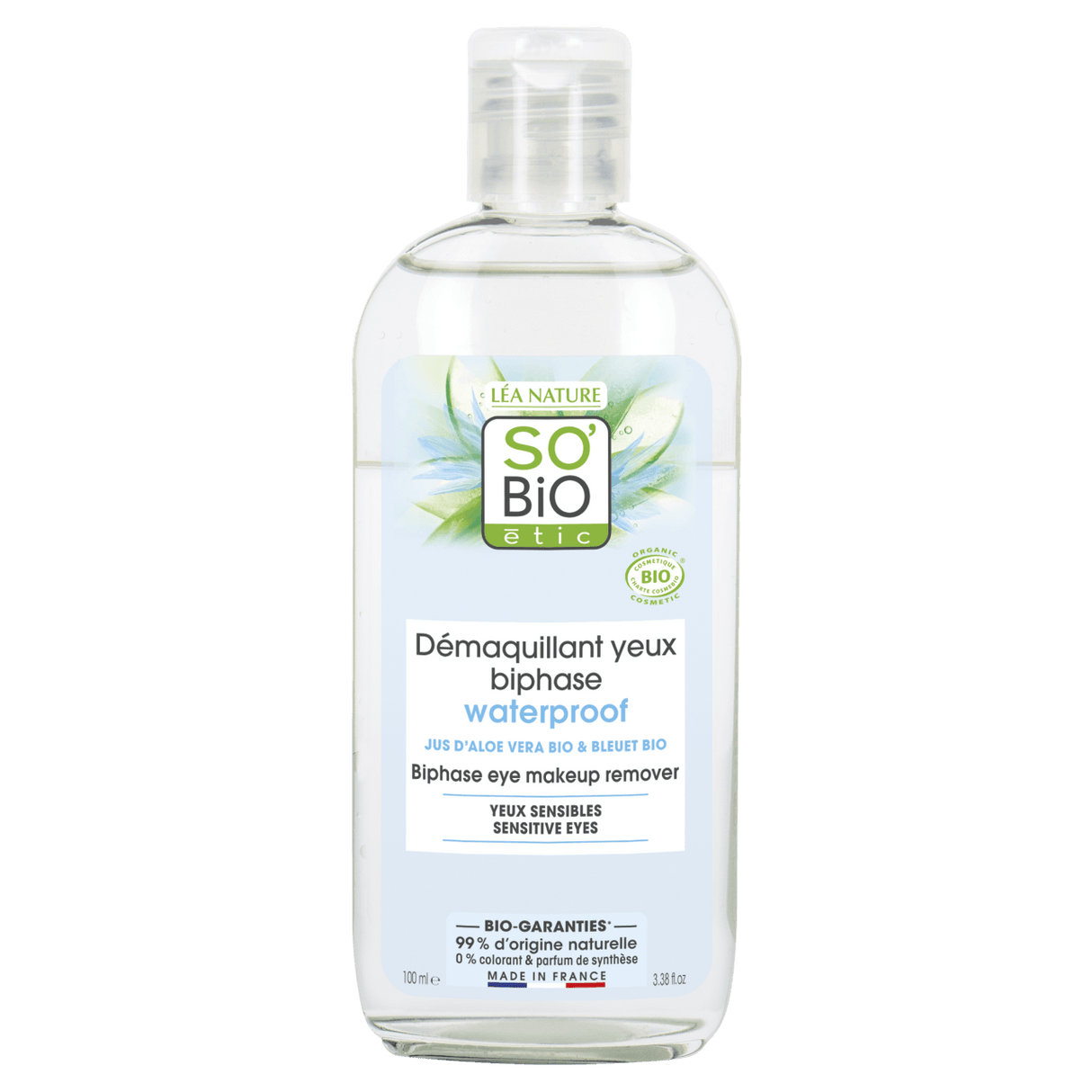 So'Bio Étic Eye & Lash Waterproof Make-Up Remover (100ml)
