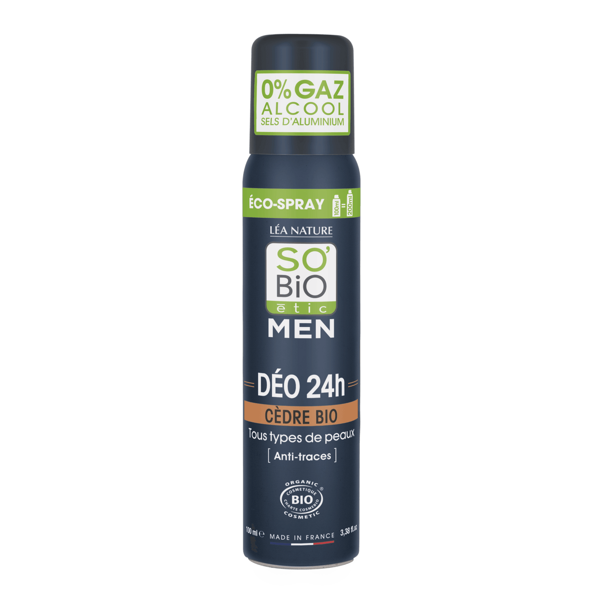 So'Bio Étic For Men Deo Spray Cedar Bio 3517360021509