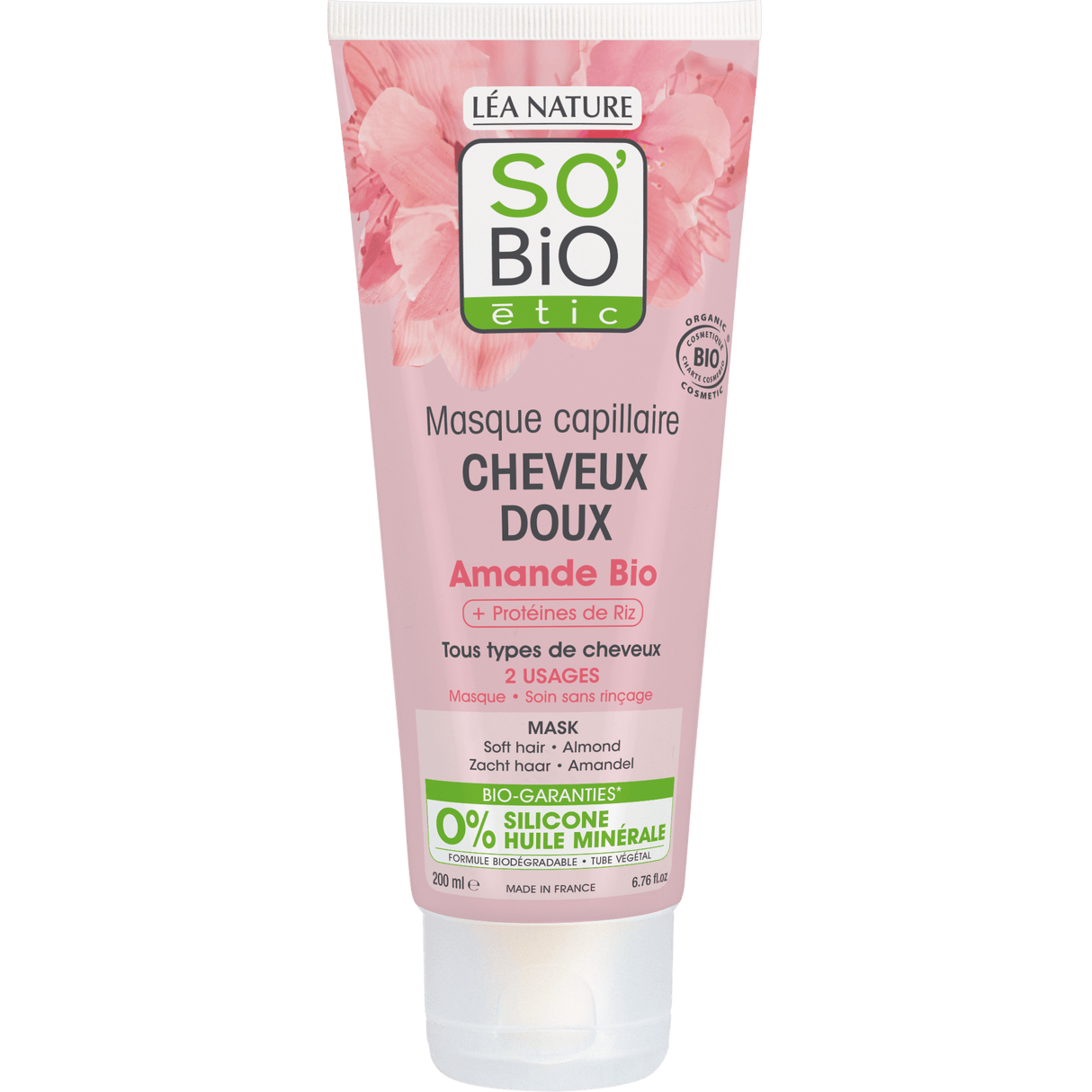 So'Bio Étic Haarmasker - Almond & Rice Proteins