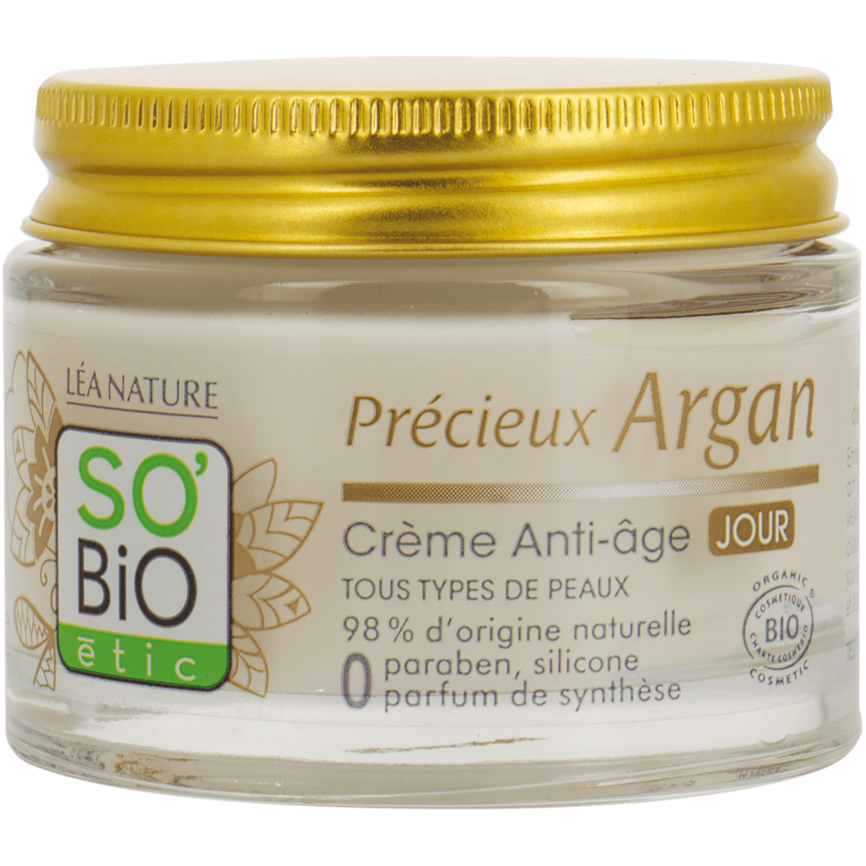 SO'BiO étic - Précieux Argan Day Cream can