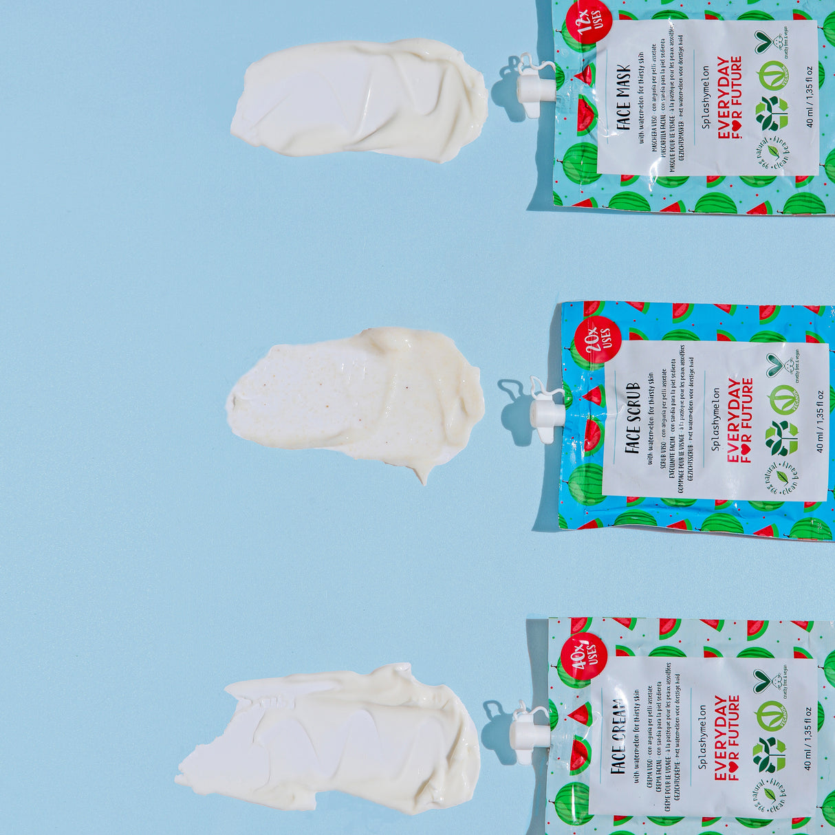 Feuchtigkeitsspendende Gesichtscreme mit Wassermelone