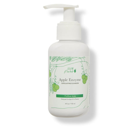 100% Pure 7% Fruit Acids Apple Enzyme Cleanser (118ml)