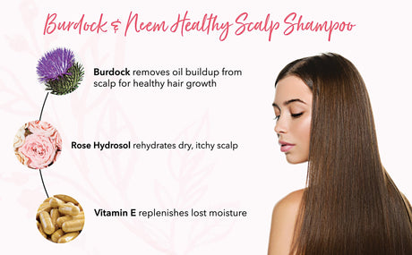 100% Pure Burdock & Neem Healthy Scalp Shampoo 5