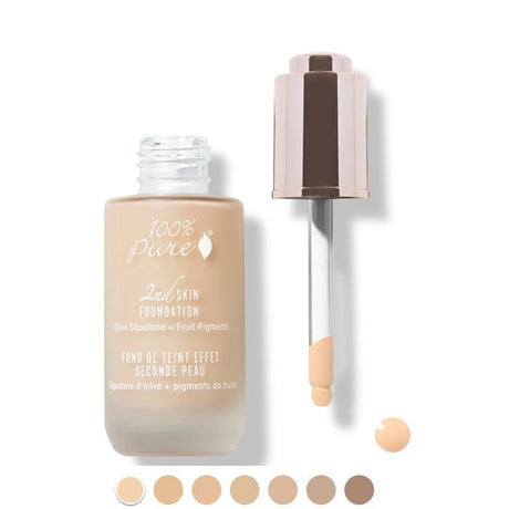 100% Pure Fruit Pigmented 2nd Skin Foundation