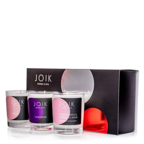 2303376_JOIK Vegan Romantic Candle trio giftset 3x 80gr. geurkaars