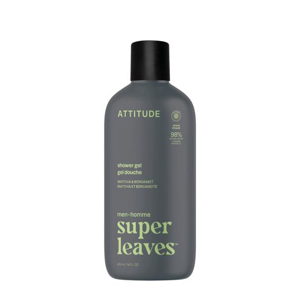 Super leaves Men Shower Gel - Matcha & Bergamot
