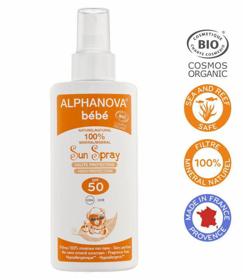 Alphanova Baby Sun Bio Baby Zonnebrandspray SPF50