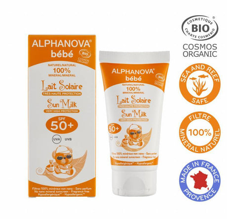 Alphanova Baby Sun Bio Zonnebrandmelk Baby SPF50+