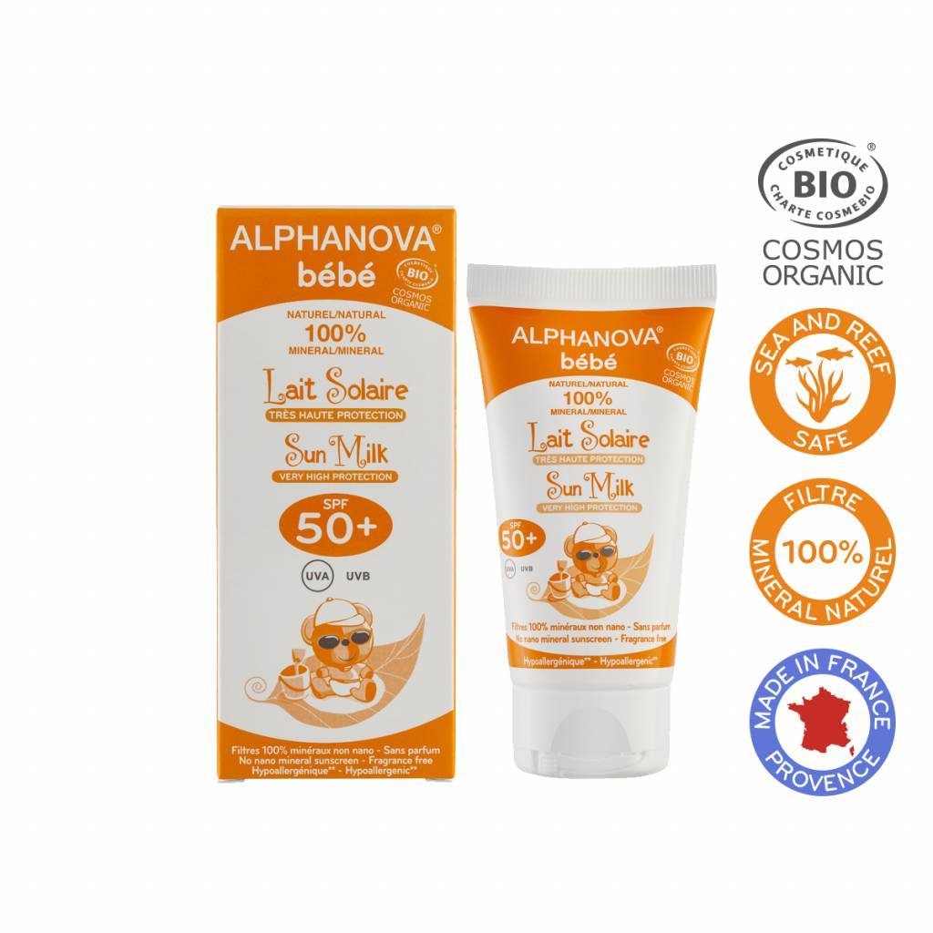 Alphanova Baby Sun Bio Zonnebrandmelk Baby SPF50+