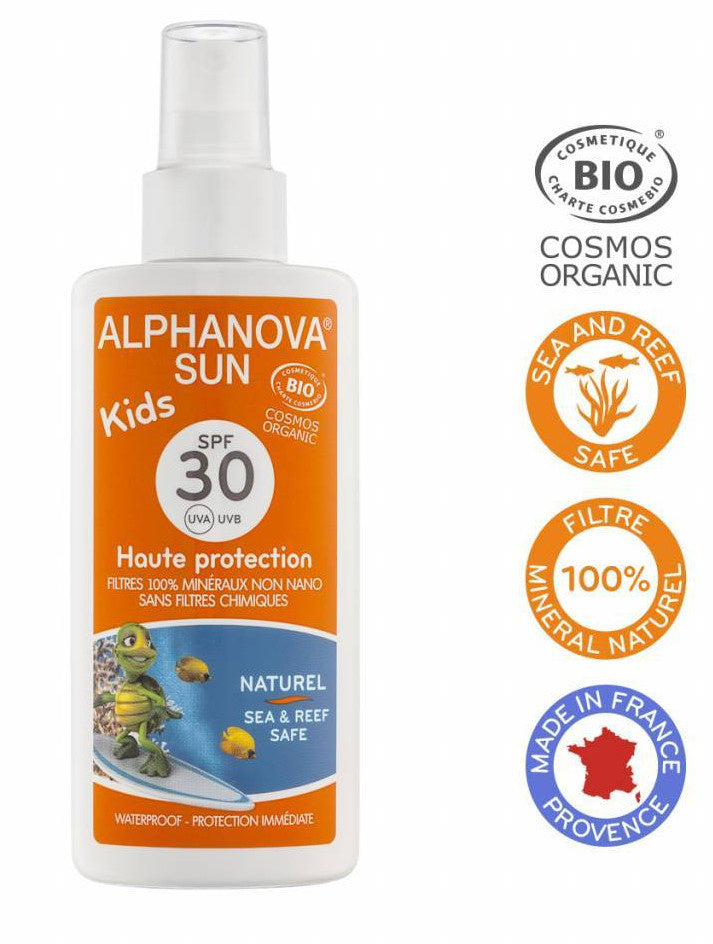 Alphanova Sun Bio Zonnebrandspray Kids SPF30