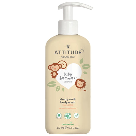 Attitude Baby Leaves 2-in-1 Shampoo and Body Wash - Pear Nectar