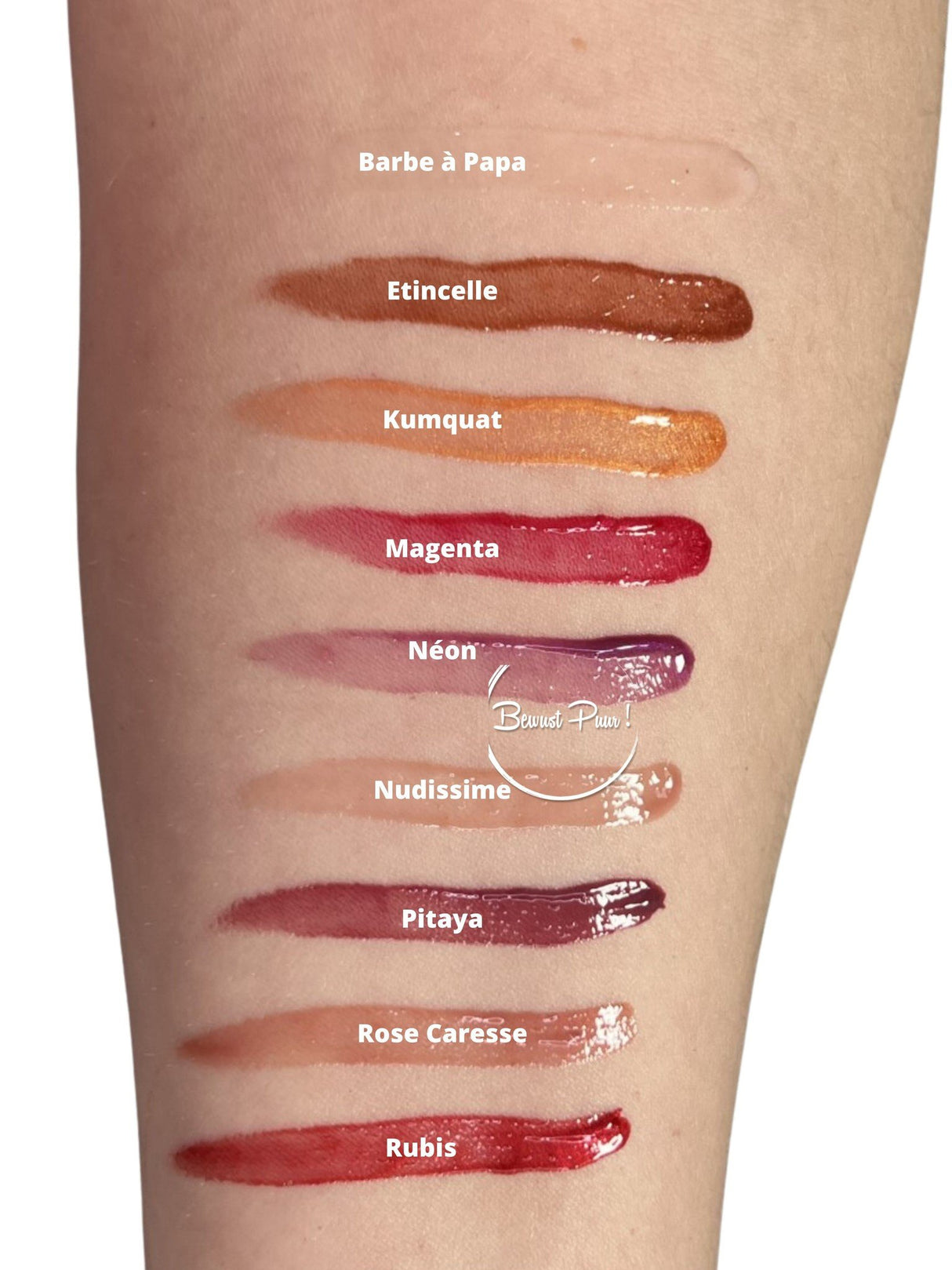 Avril Lip Oil Swatches