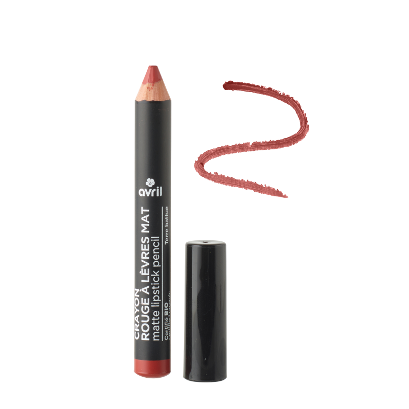 avril terre-battue-matte-lipstick-pencil-certified-organic