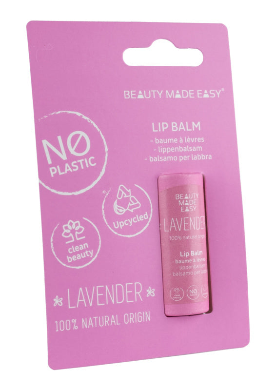 Beauty Made Easy Paper Tube Lipbalm - Lavender