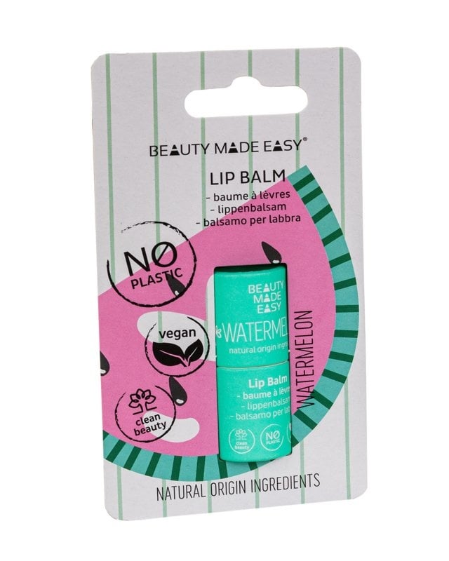 Beauty Made Easy Paper Tube Lipbalm - Watermelon 2