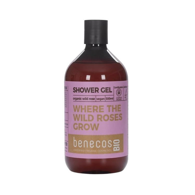 Benecos Biologische Douchegel - Wild Rose (500ml)