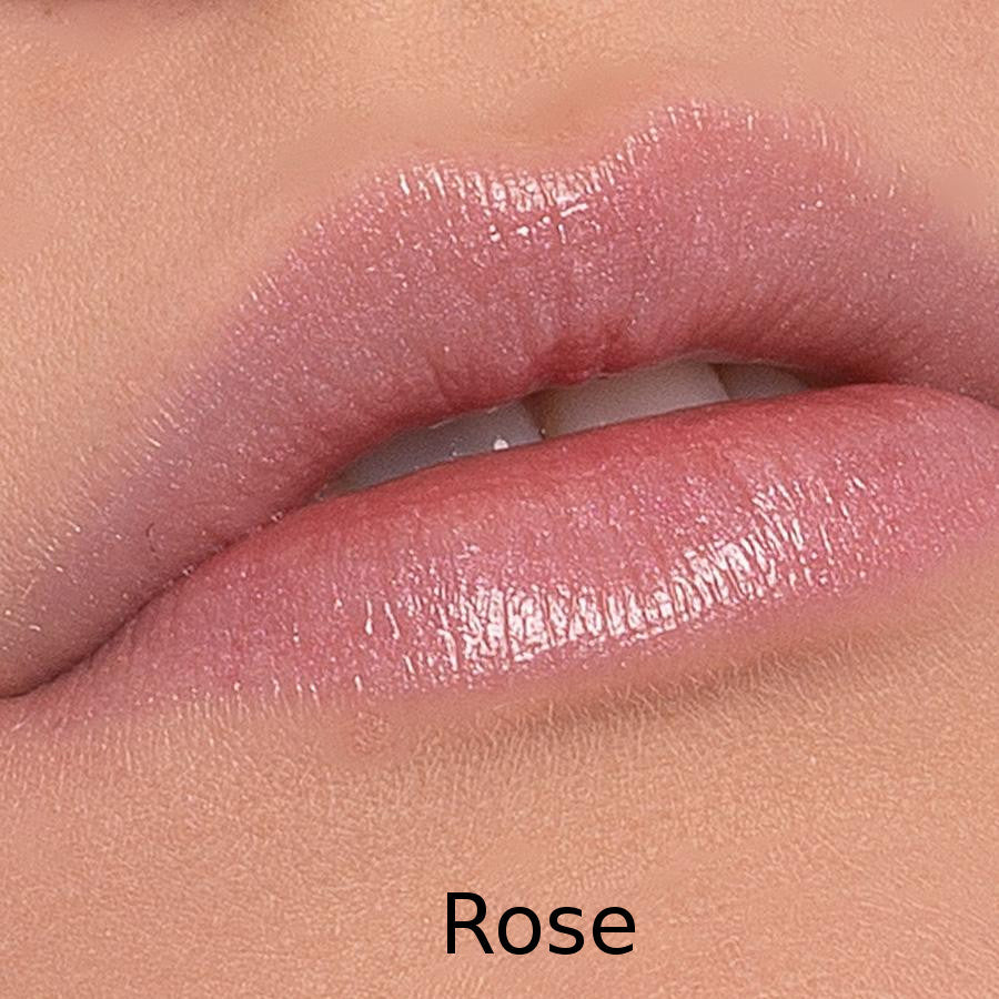 Benecos Lipgloss Rose Swatch