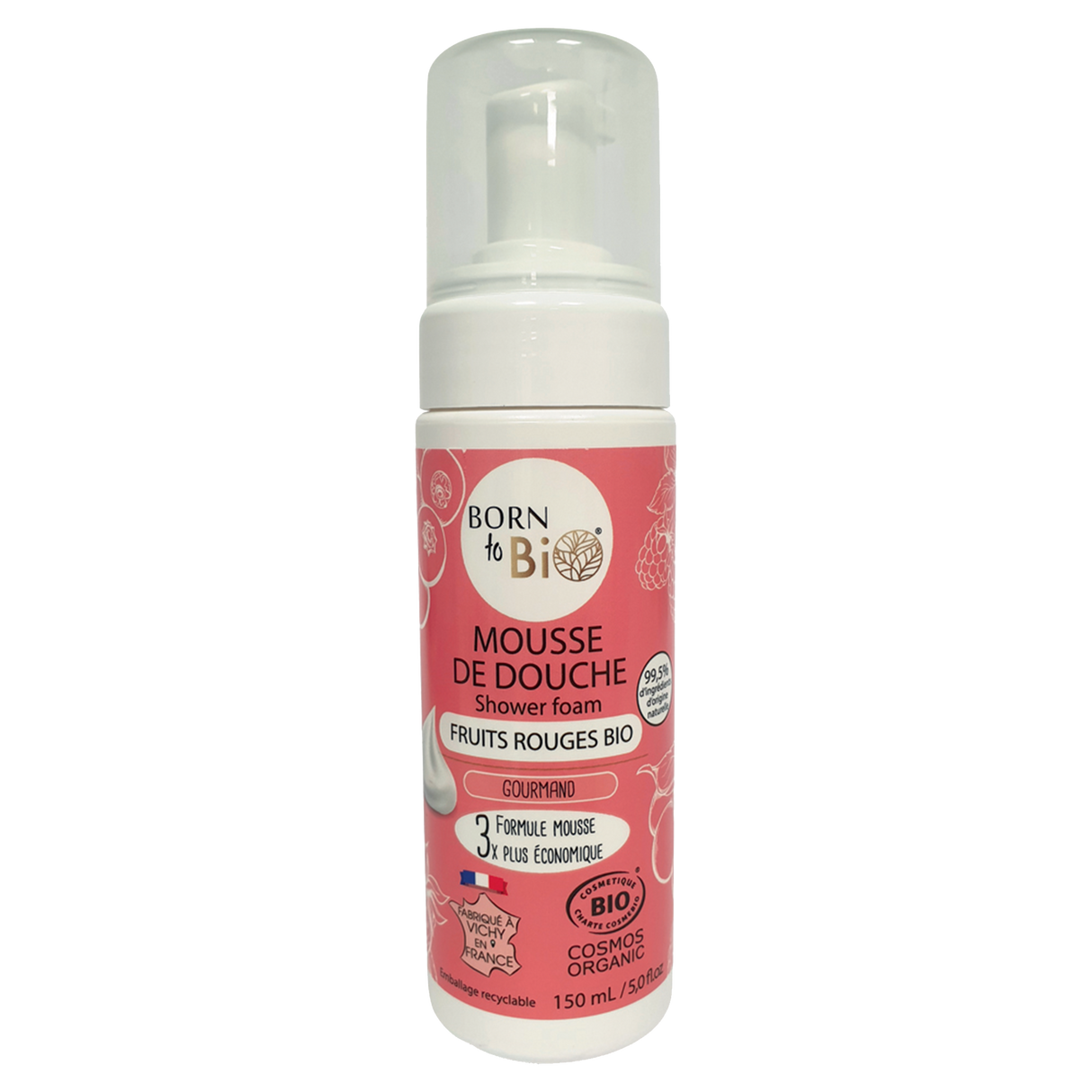 Born to Bio Organic Red Fruit Shower Foam