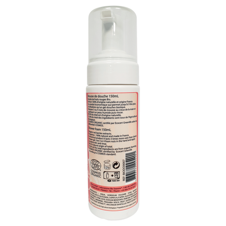 Born to Bio Organic Red Fruit Shower Foam.BACK