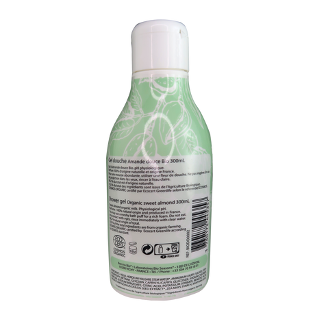 Born to Bio Organic Sweet Almond Shower Gel BACK