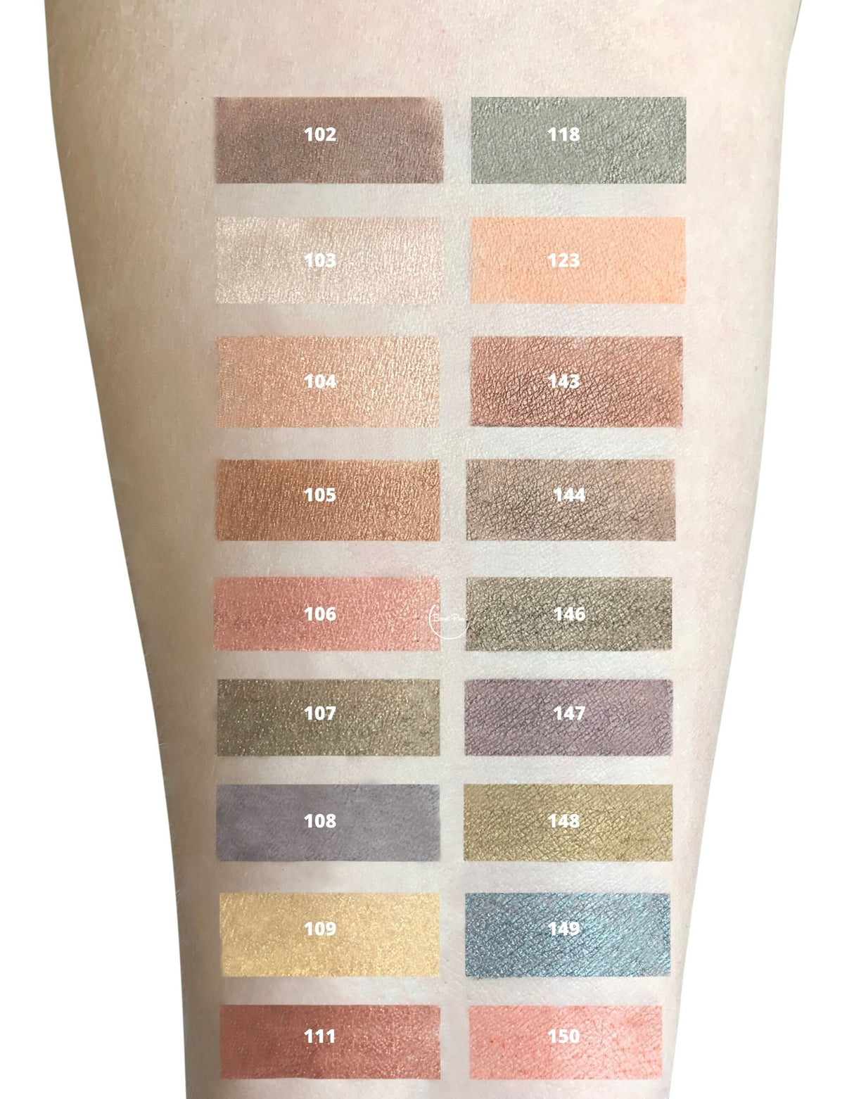 Couleur Caramel Eyeshadow Swatches Final 2