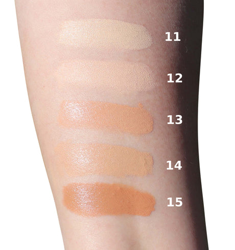 Couleur Caramel Natuurlijke Foundation Stick Swatches