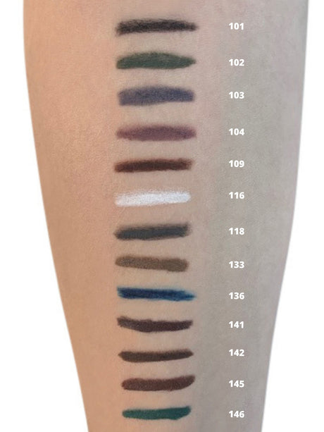 Couleur Caramel Oogpotlood Swatches