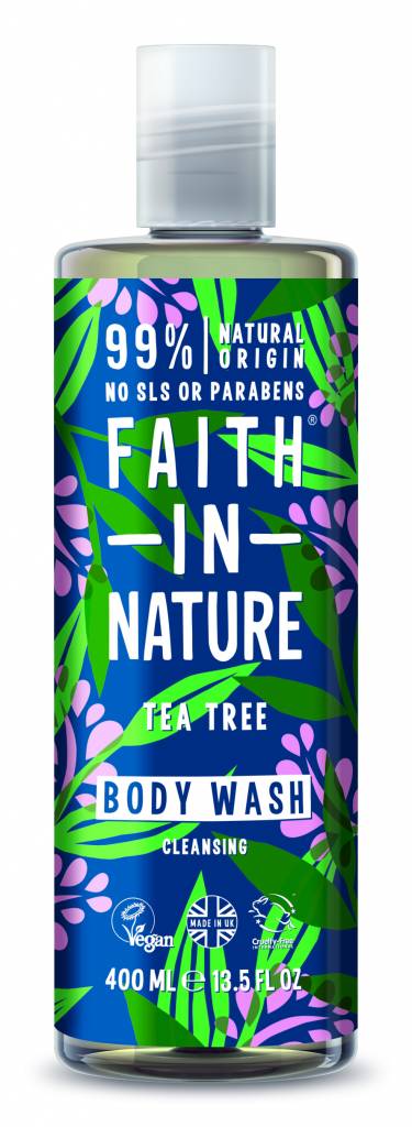 Faith In Nature Body Wash Tea Tree (400ml)