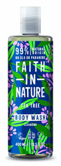 Faith In Nature Body Wash Tea Tree (400ml)