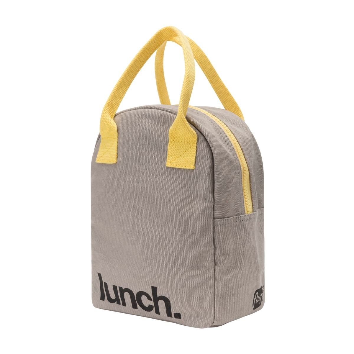 Fluf bag_ZLU-LUG-03_zipper lunch bag grey-yellow_product_002 - Medium